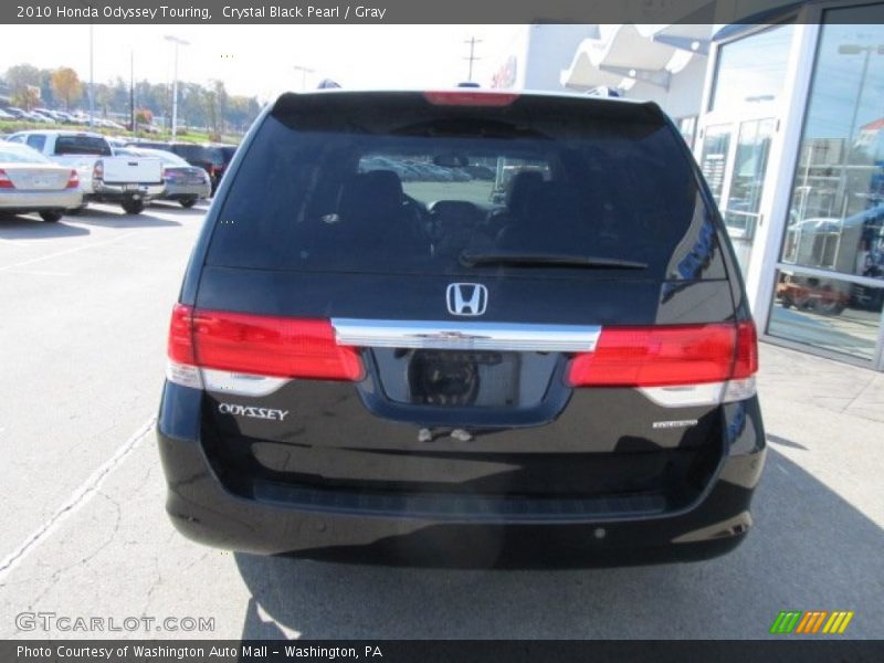 Crystal Black Pearl / Gray 2010 Honda Odyssey Touring