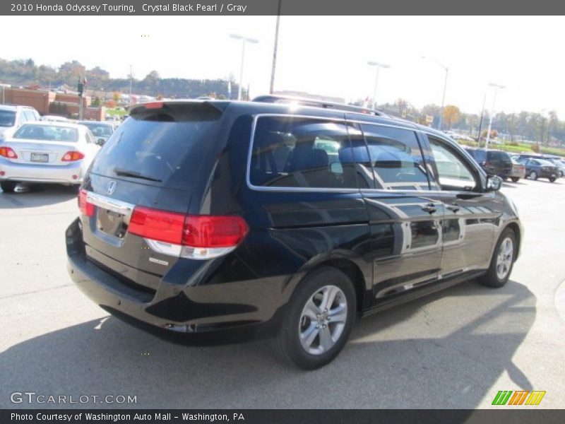 Crystal Black Pearl / Gray 2010 Honda Odyssey Touring