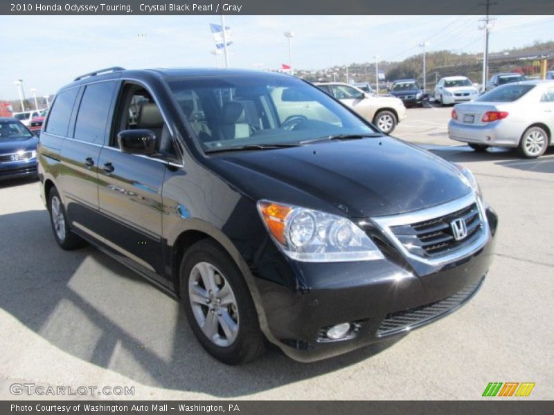 Crystal Black Pearl / Gray 2010 Honda Odyssey Touring