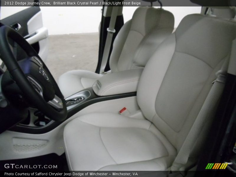  2012 Journey Crew Black/Light Frost Beige Interior