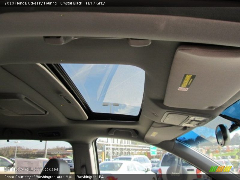 Crystal Black Pearl / Gray 2010 Honda Odyssey Touring