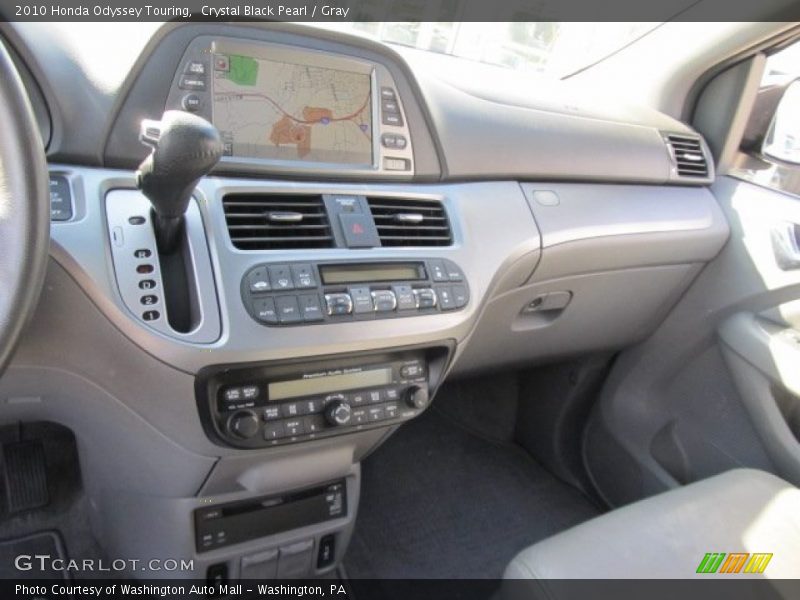Crystal Black Pearl / Gray 2010 Honda Odyssey Touring