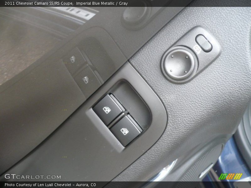 Imperial Blue Metallic / Gray 2011 Chevrolet Camaro SS/RS Coupe