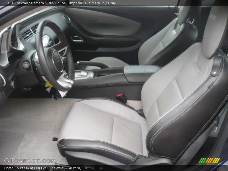  2011 Camaro SS/RS Coupe Gray Interior