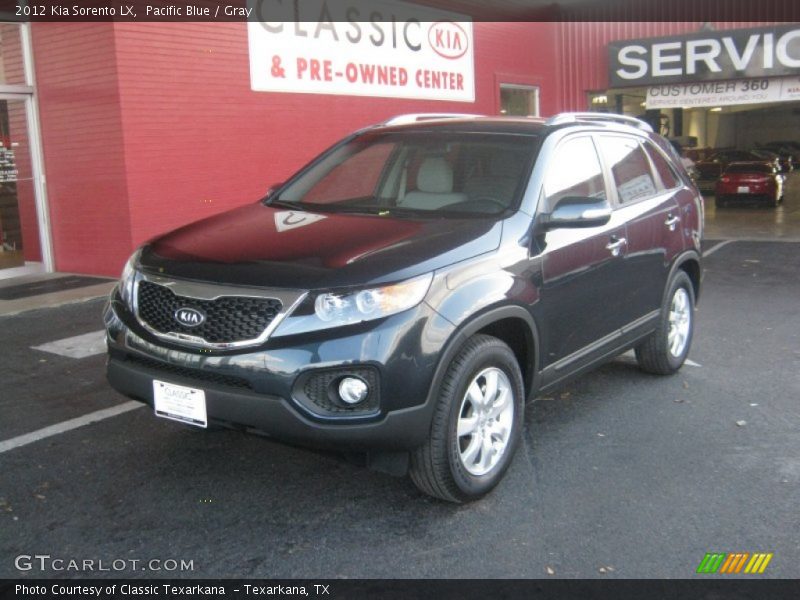 Pacific Blue / Gray 2012 Kia Sorento LX