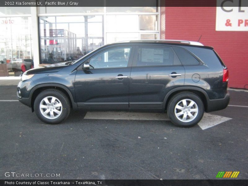 Pacific Blue / Gray 2012 Kia Sorento LX