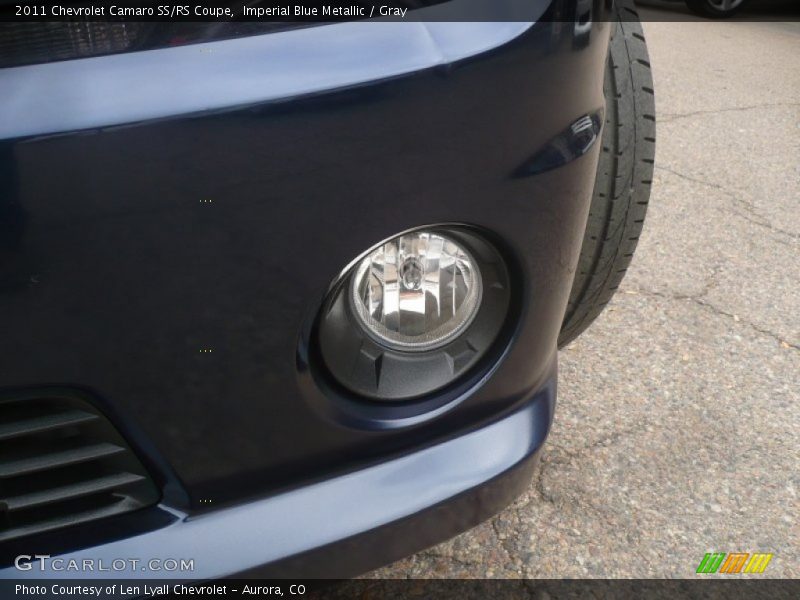 Imperial Blue Metallic / Gray 2011 Chevrolet Camaro SS/RS Coupe