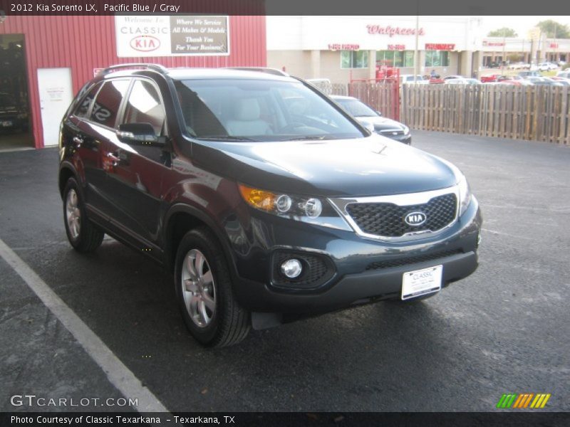 Pacific Blue / Gray 2012 Kia Sorento LX