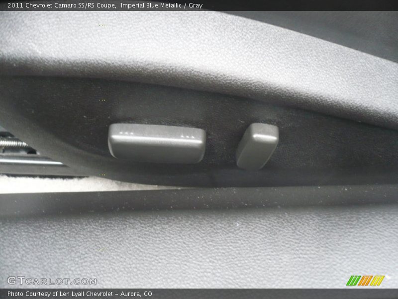 Imperial Blue Metallic / Gray 2011 Chevrolet Camaro SS/RS Coupe