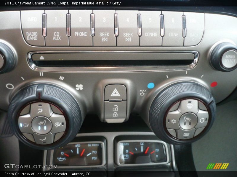 Controls of 2011 Camaro SS/RS Coupe
