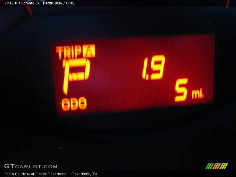 Pacific Blue / Gray 2012 Kia Sorento LX