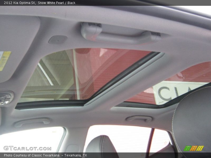 Snow White Pearl / Black 2012 Kia Optima SX