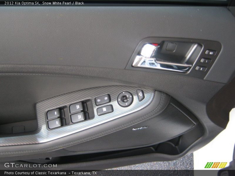 Snow White Pearl / Black 2012 Kia Optima SX
