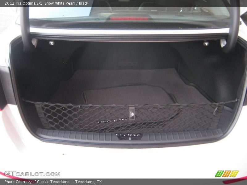 Snow White Pearl / Black 2012 Kia Optima SX