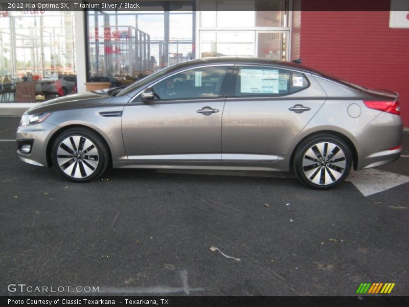  2012 Optima SX Titanium Silver