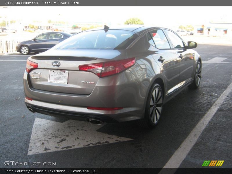 Titanium Silver / Black 2012 Kia Optima SX