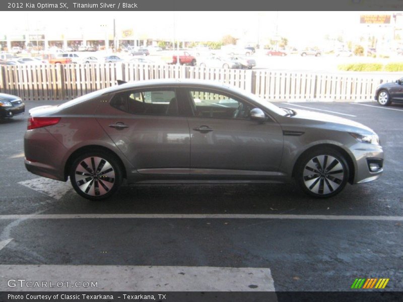 Titanium Silver / Black 2012 Kia Optima SX