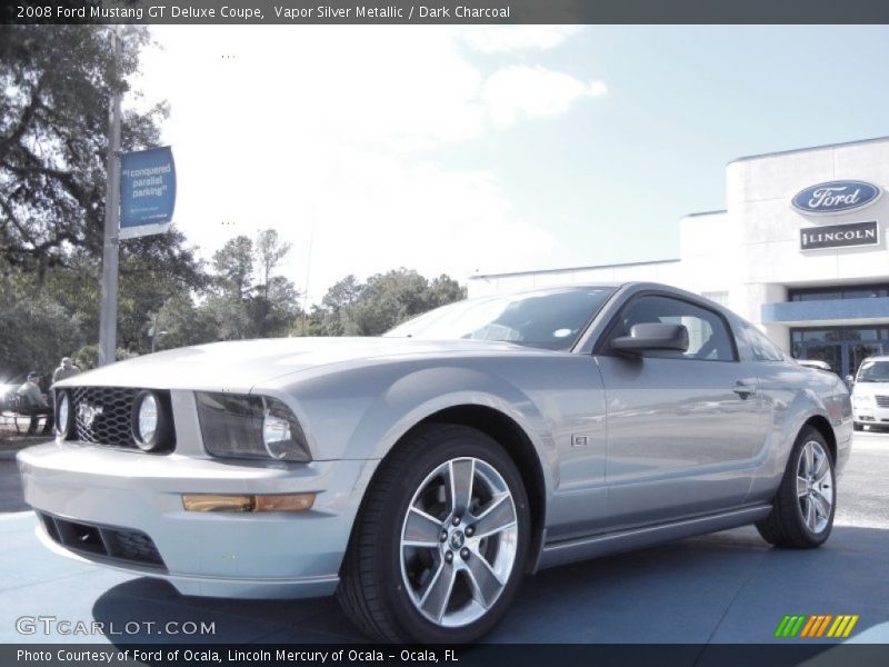 Front 3/4 View of 2008 Mustang GT Deluxe Coupe