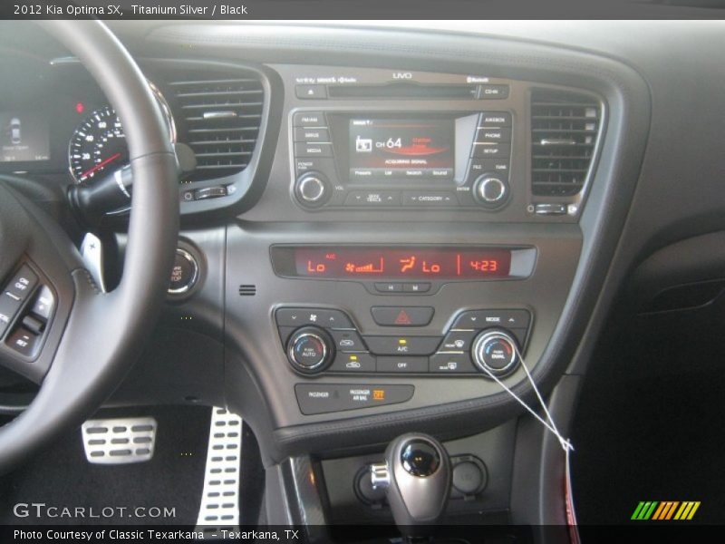 Titanium Silver / Black 2012 Kia Optima SX