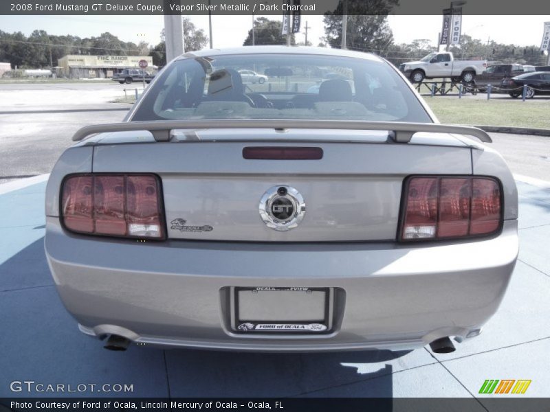 Vapor Silver Metallic / Dark Charcoal 2008 Ford Mustang GT Deluxe Coupe