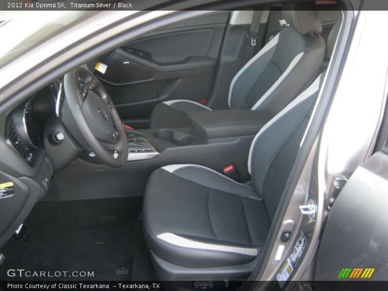 Titanium Silver / Black 2012 Kia Optima SX