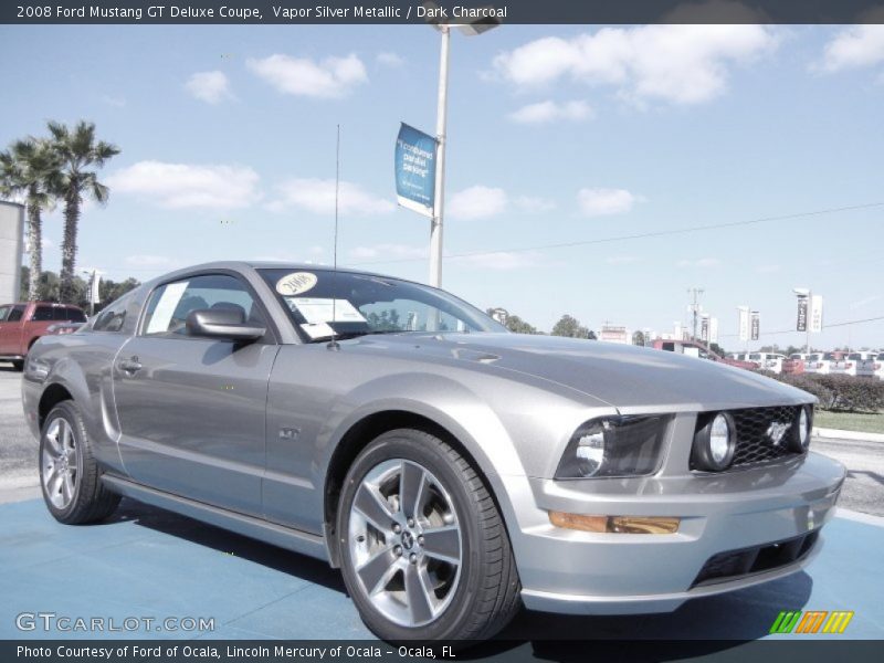 Front 3/4 View of 2008 Mustang GT Deluxe Coupe