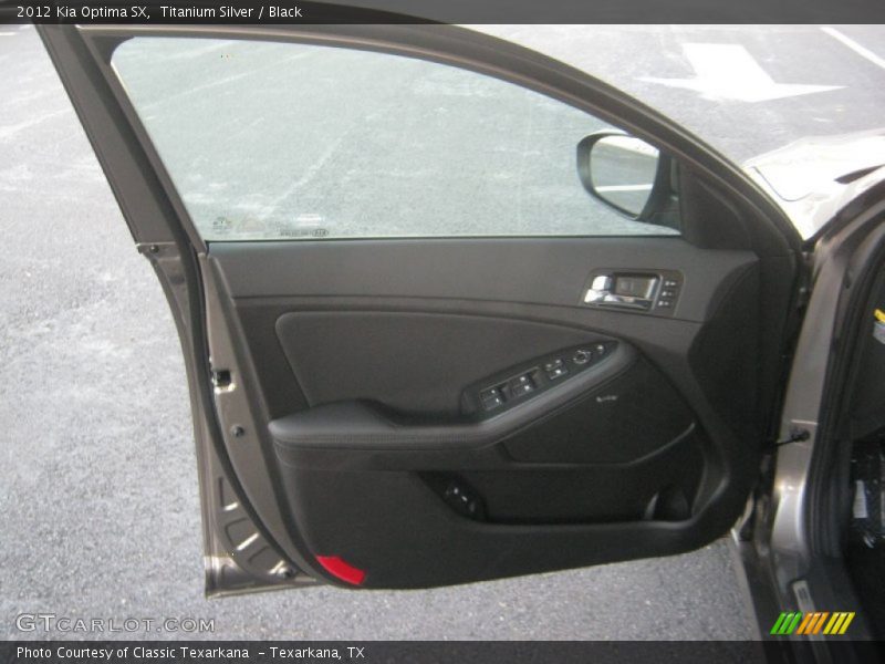 Titanium Silver / Black 2012 Kia Optima SX