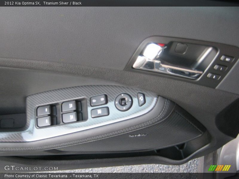 Titanium Silver / Black 2012 Kia Optima SX