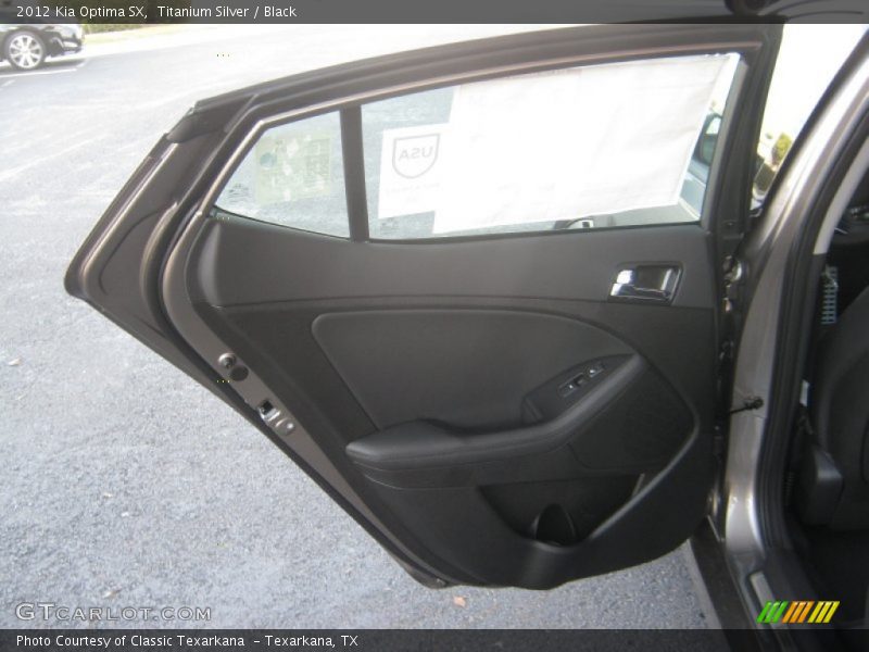 Titanium Silver / Black 2012 Kia Optima SX
