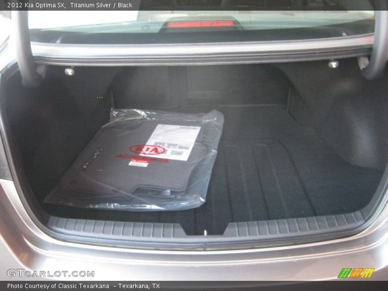 Titanium Silver / Black 2012 Kia Optima SX