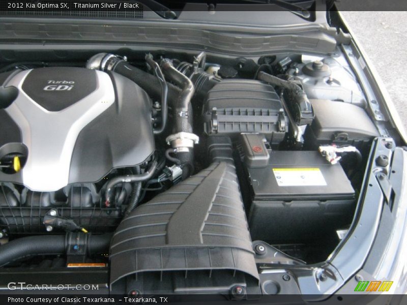 Titanium Silver / Black 2012 Kia Optima SX
