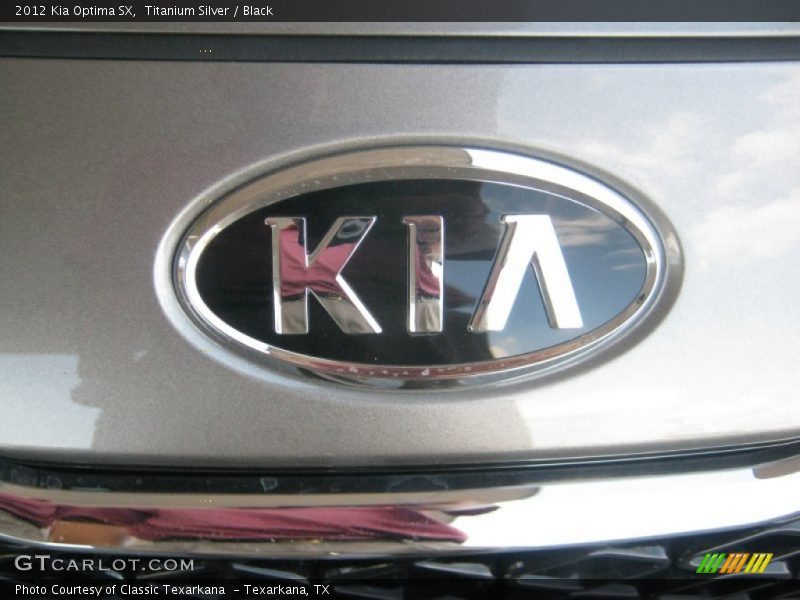 Titanium Silver / Black 2012 Kia Optima SX