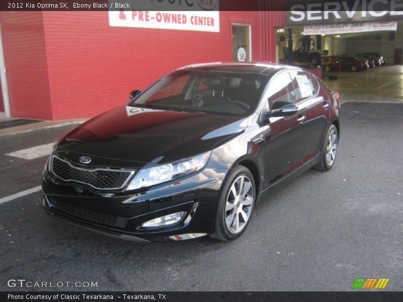Ebony Black / Black 2012 Kia Optima SX
