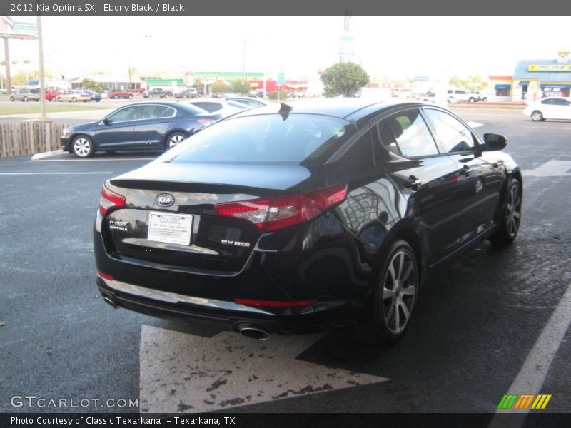 Ebony Black / Black 2012 Kia Optima SX