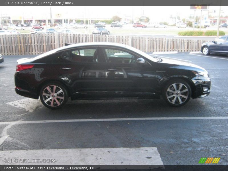 Ebony Black / Black 2012 Kia Optima SX