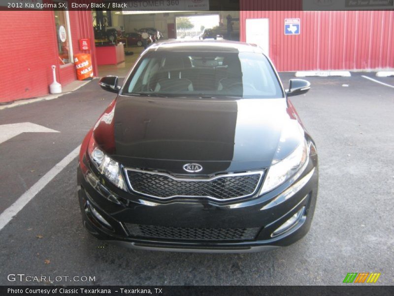 Ebony Black / Black 2012 Kia Optima SX