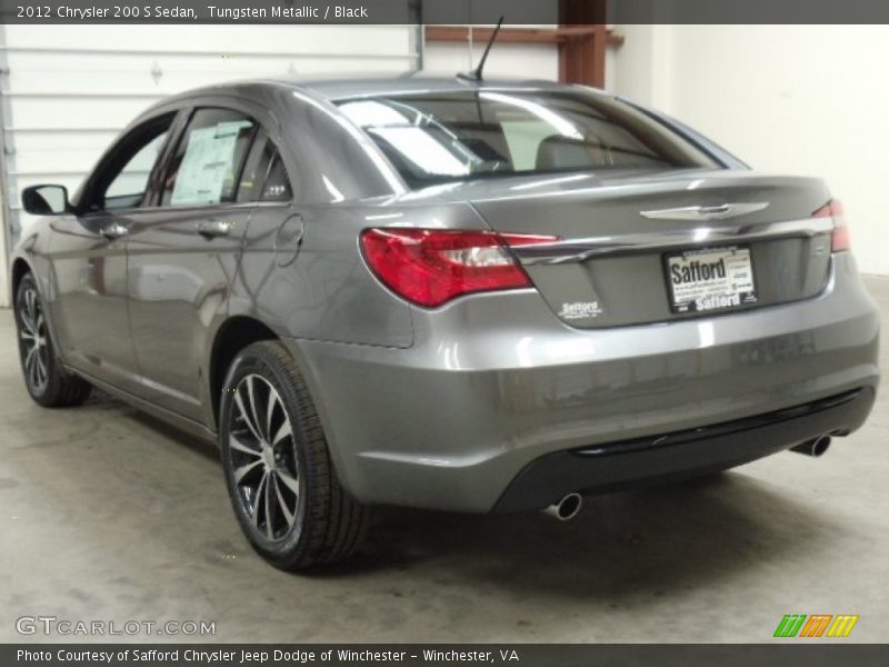 Tungsten Metallic / Black 2012 Chrysler 200 S Sedan