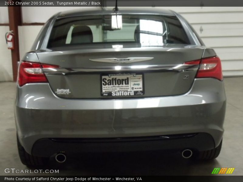 Tungsten Metallic / Black 2012 Chrysler 200 S Sedan