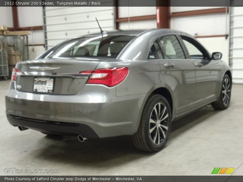 Tungsten Metallic / Black 2012 Chrysler 200 S Sedan