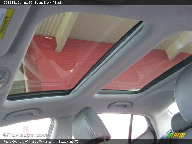 Ebony Black / Black 2012 Kia Optima SX