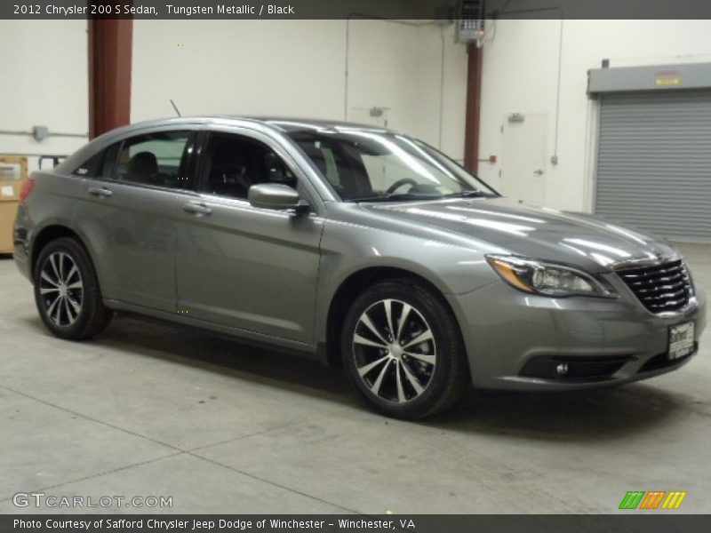 Tungsten Metallic / Black 2012 Chrysler 200 S Sedan