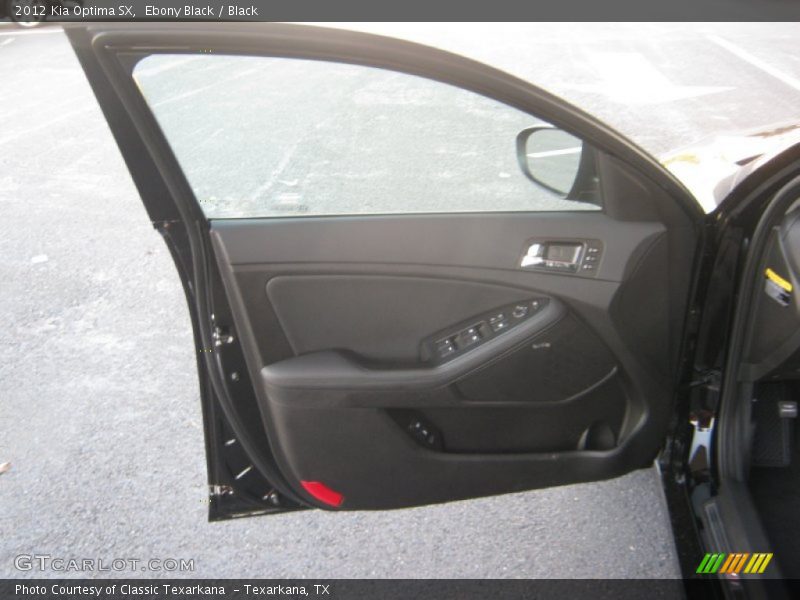 Ebony Black / Black 2012 Kia Optima SX
