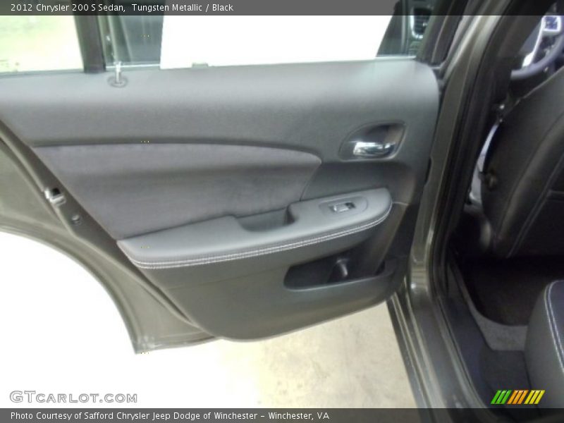 Tungsten Metallic / Black 2012 Chrysler 200 S Sedan