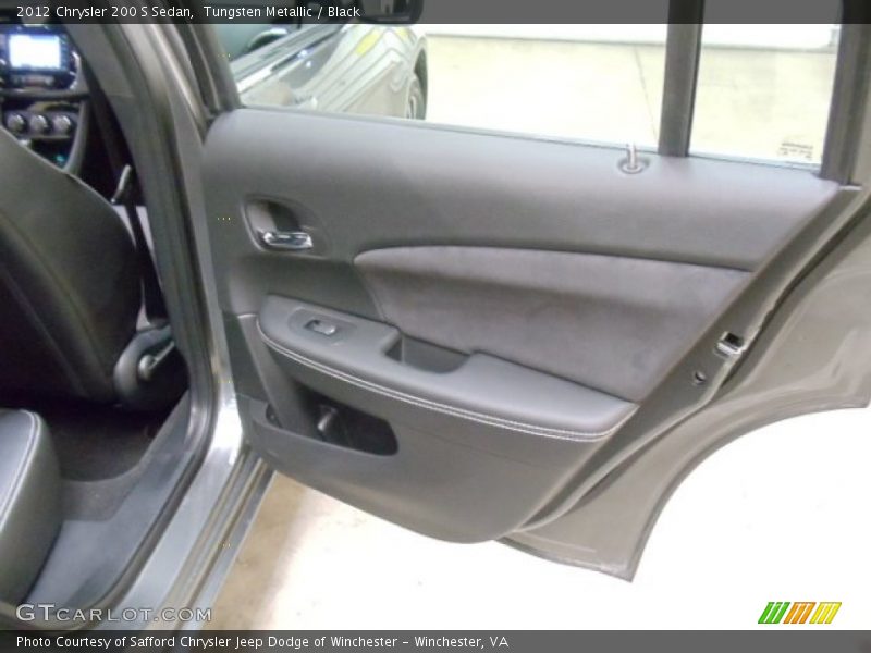 Tungsten Metallic / Black 2012 Chrysler 200 S Sedan