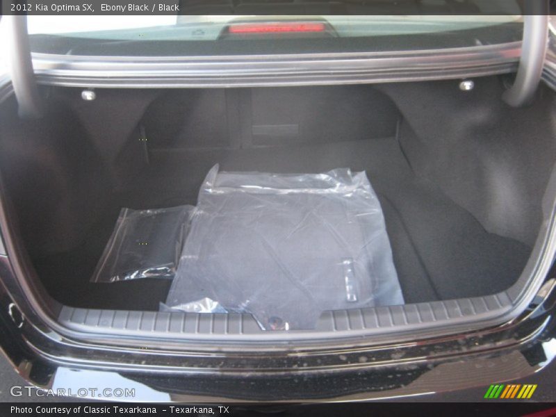 Ebony Black / Black 2012 Kia Optima SX
