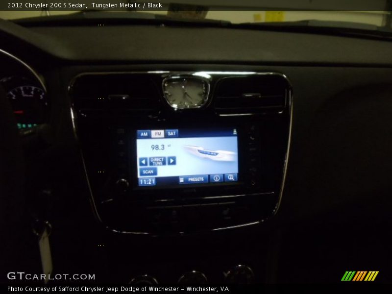 Tungsten Metallic / Black 2012 Chrysler 200 S Sedan