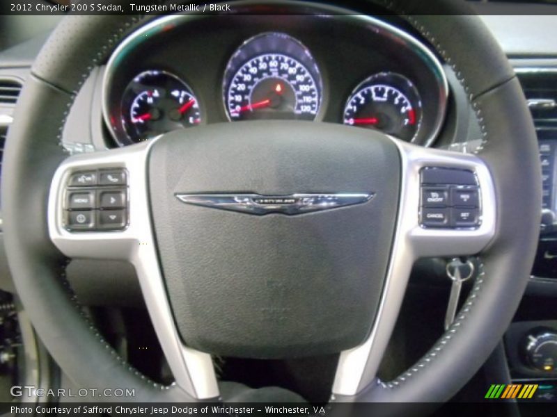 Tungsten Metallic / Black 2012 Chrysler 200 S Sedan