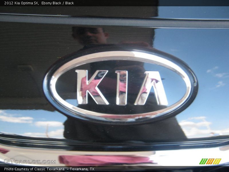 Ebony Black / Black 2012 Kia Optima SX
