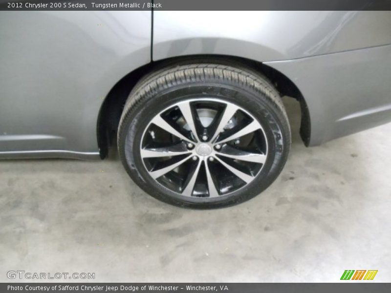 Tungsten Metallic / Black 2012 Chrysler 200 S Sedan