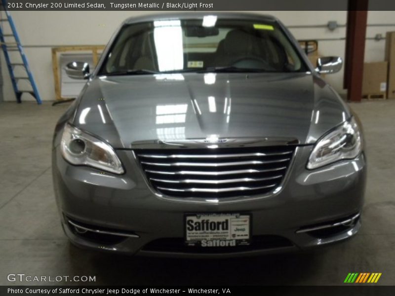 Tungsten Metallic / Black/Light Frost 2012 Chrysler 200 Limited Sedan